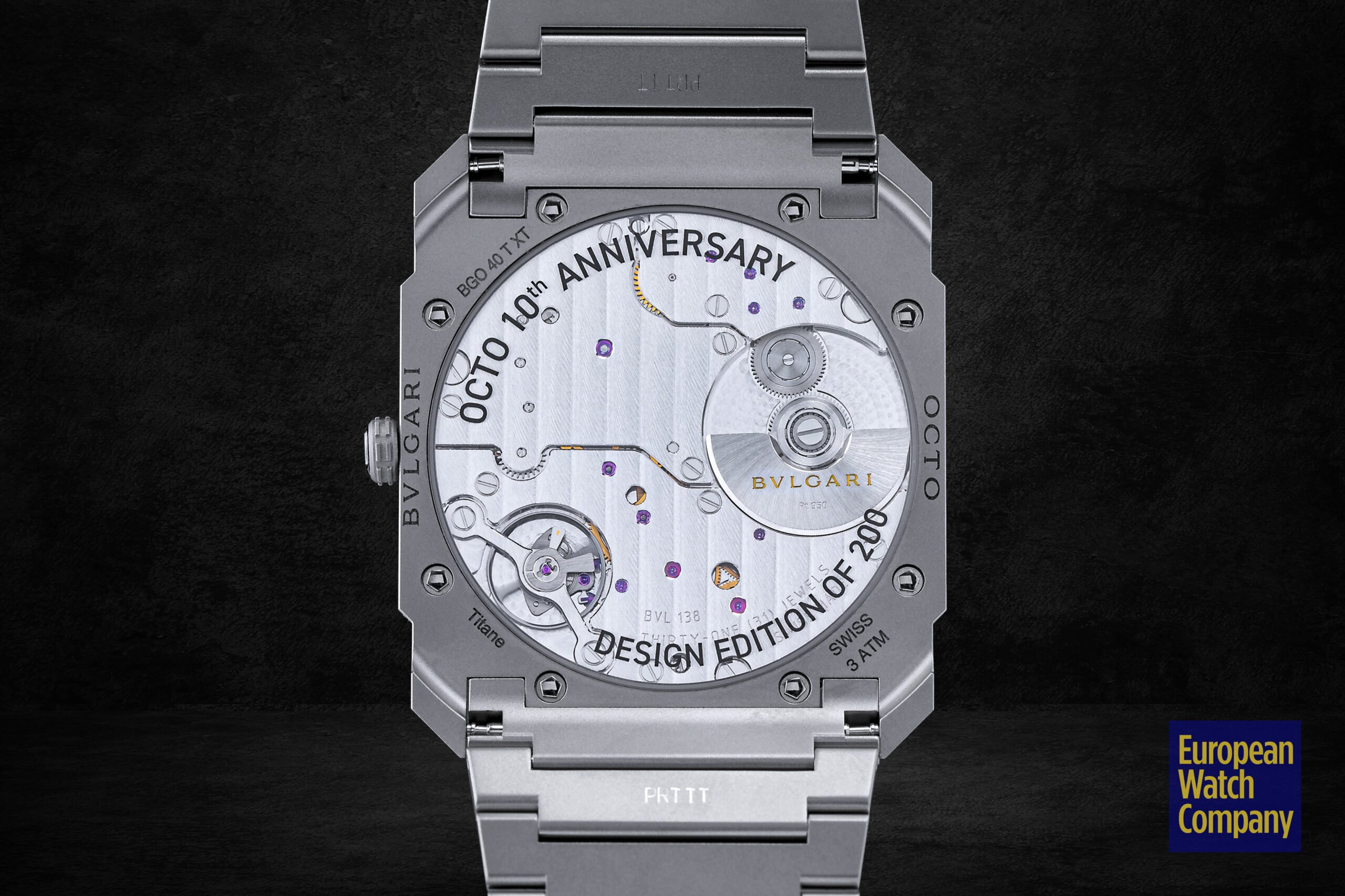 Bvlgari Octo Finissimo 10th Anniversary "Sketch Dial" Limited Edition