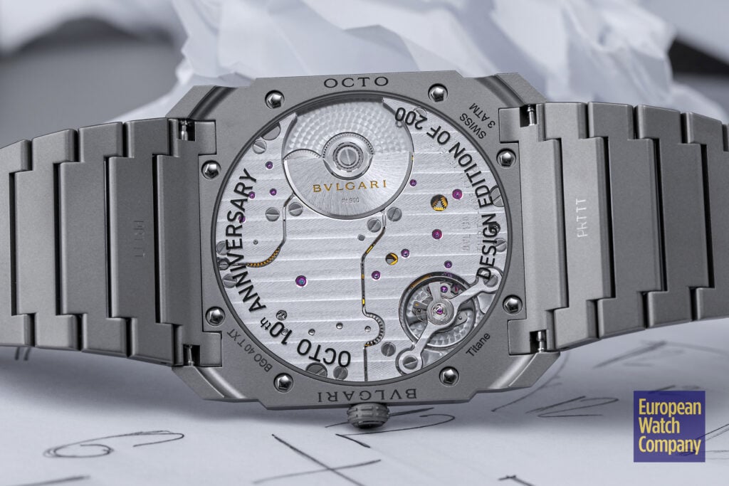 Bvlgari Octo Finissimo 10th Anniversary "Sketch Dial" Limited Edition