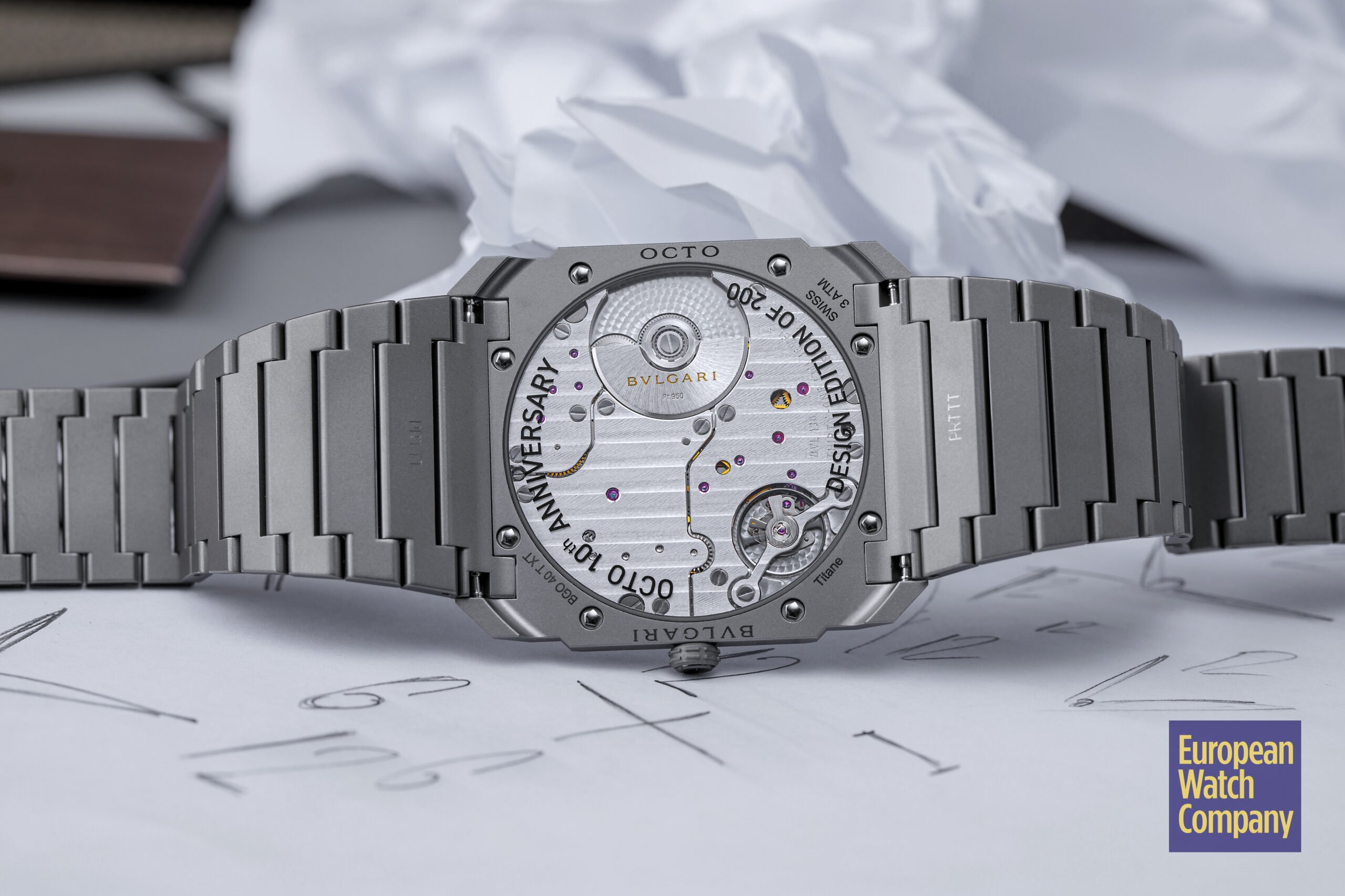 Bvlgari Octo Finissimo 10th Anniversary "Sketch Dial" Limited Edition