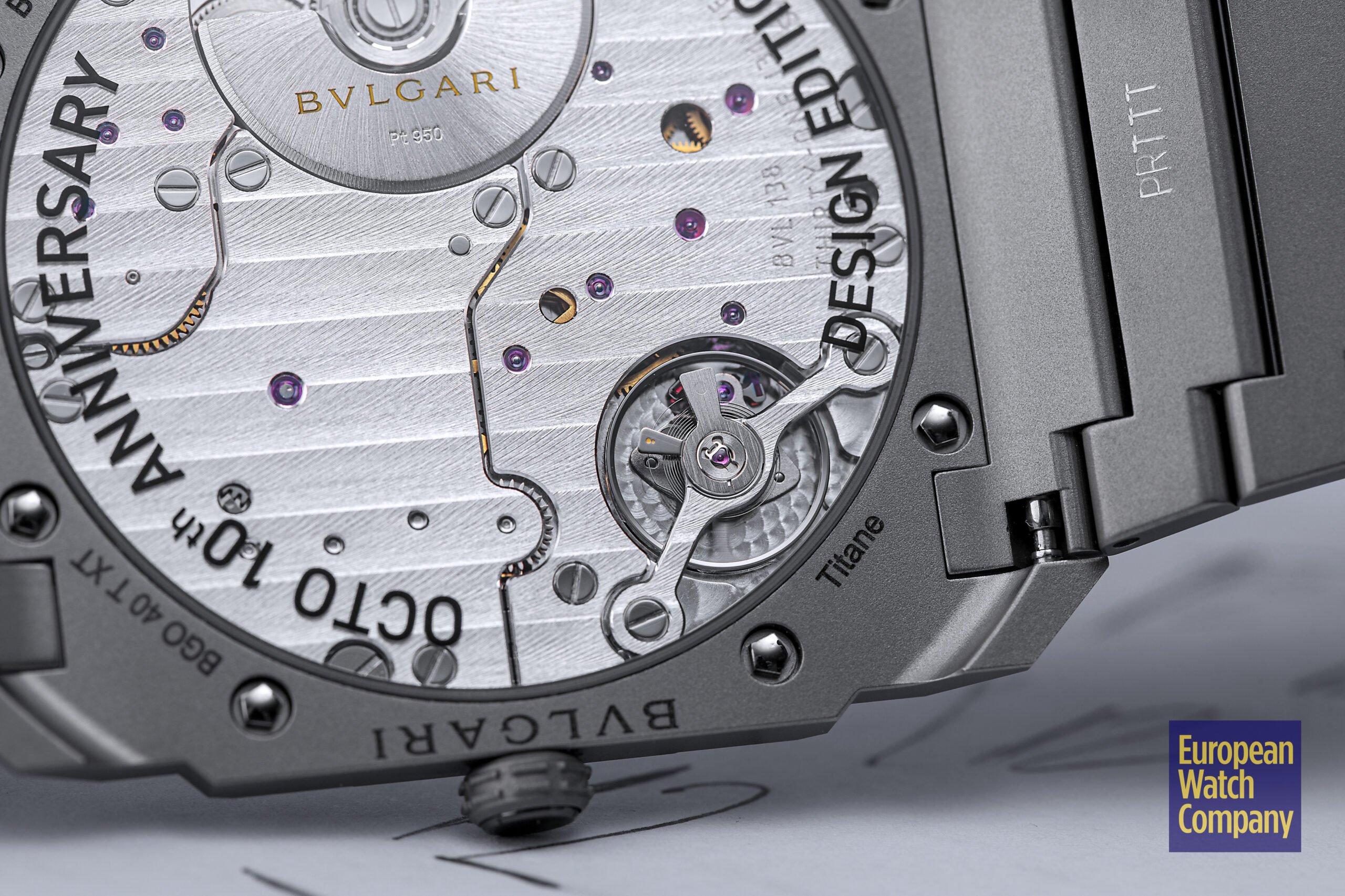 Bvlgari Octo Finissimo 10th Anniversary "Sketch Dial" Limited Edition