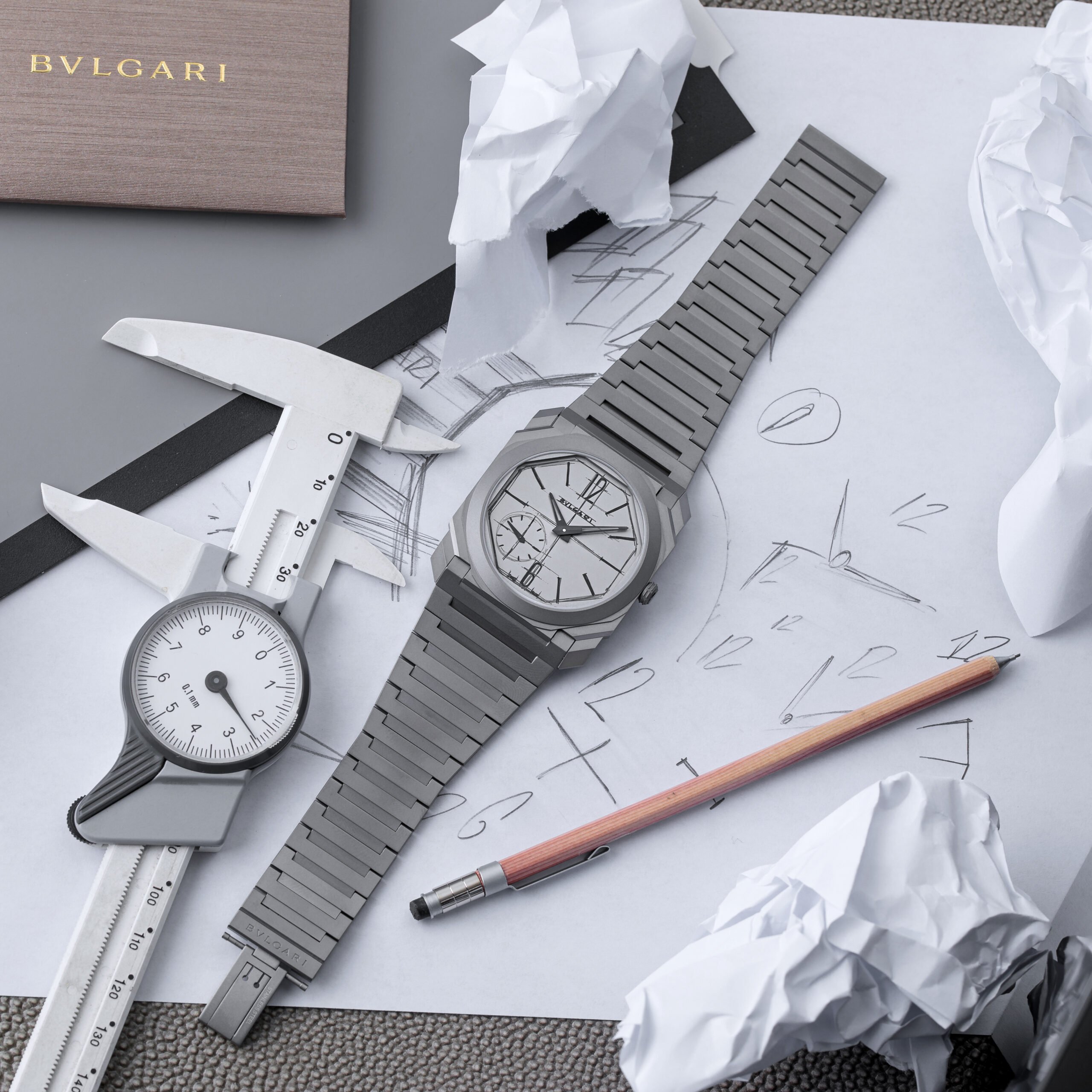 Featured image for A Modern Icon: The Bvlgari Octo Finissimo 10th Anniversary &#8220;Sketch Dial&#8221; Limited Edition