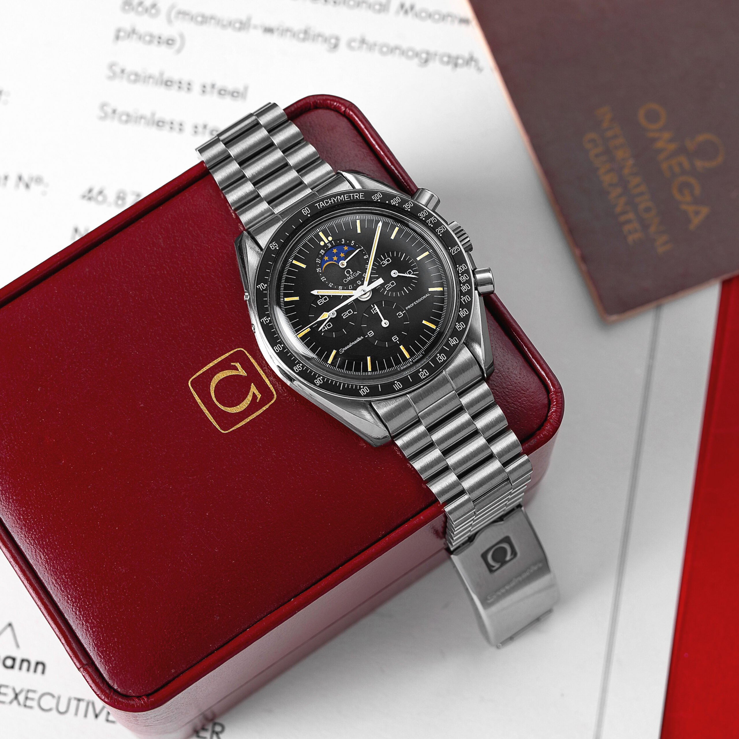 Featured image for A Different Kind of Moonwatch: The Omega Speedmaster Moonphase 345.0809 Speedymoon