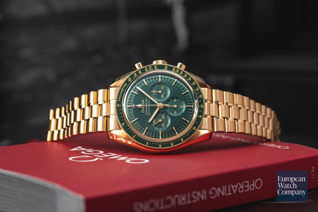 Omega Speedmaster Moonwatch Professional "Moonshine" Green Dial 310.60.42.50.10.001