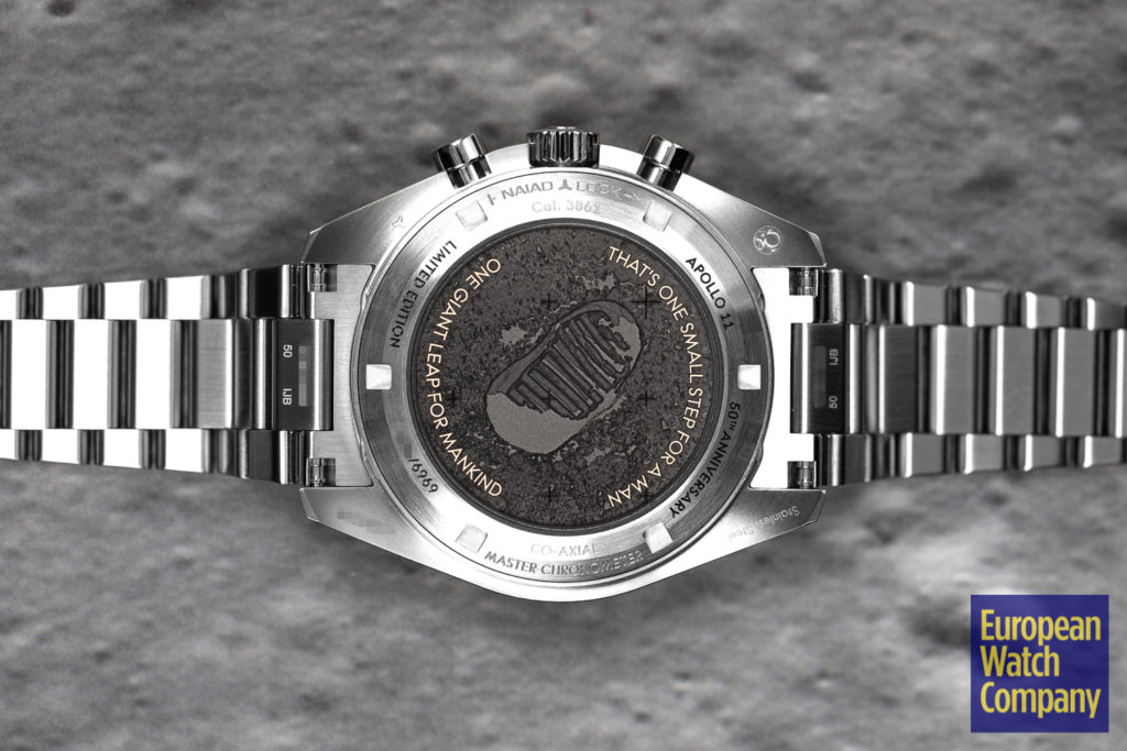 Omega speedmaster apollo 11 50th anniversary stainless outlet steel