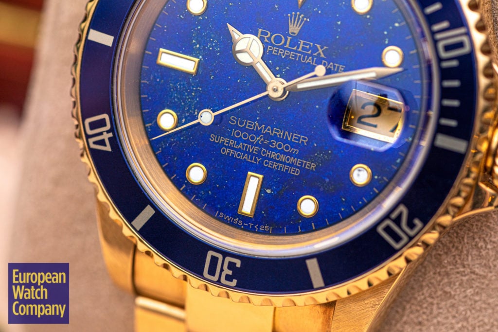 rolex submariner lapis dial