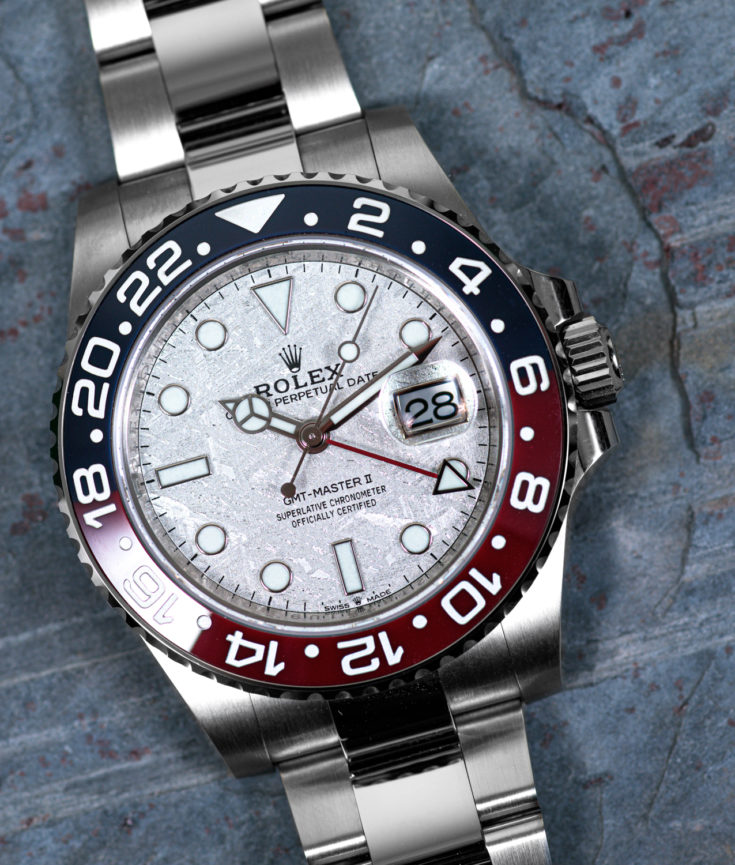 rolex gmt meteorite for sale