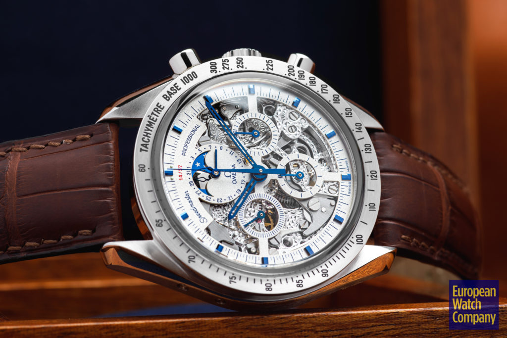 Not Your Average Speedy The Omega Speedmaster Moonphase Platinum Skeleton THE COLLECTIVE